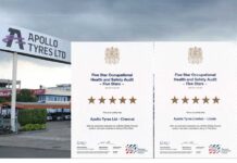 Apollo Tyres’ Chennai and Limda Plants awarded prestigious 5-star rating by British Safety Council