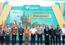 Green SM officially launches electric taxi services in Makassar
