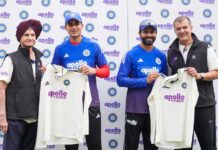 Apollo Tyres unveils Logo on Indian Men’s Cricket Team Jersey, marking strengthened national partnership