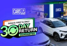 CARS24 introduces India’s first 30-day Car Return Policy