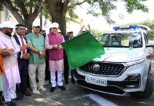 JSW MG Motor India donates customised Hector Ambulance to SPYM for Elder Care in Dehradun