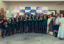 TVS Motor promotes road safety: 100 helmets distributed to DPS Shimla students