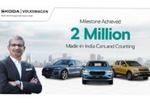 Škoda Auto Volkswagen India reaches 2 million vehicles produced locally