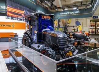 TAFE unveils next-generation Electric Hybrid Tractor EVX75 at Agritechnica 2025