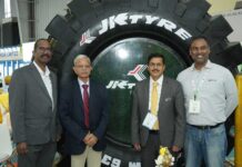 JK Tyre unveils four new OTR Tyres at EXCON 2025