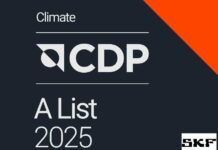 SKF secures CDP ‘A’ Score for climate change for third consecutive year