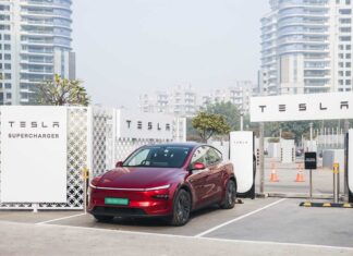 Tesla opens first charging station in Gurugram, Strengthens India EV infrastructure