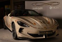 Gaurav Gupta and MG SELECT unveil a sculptural interpretation of the MG Cyberster