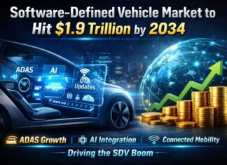 Software-Defined Vehicle market set to reach $1.9 trillion by 2034