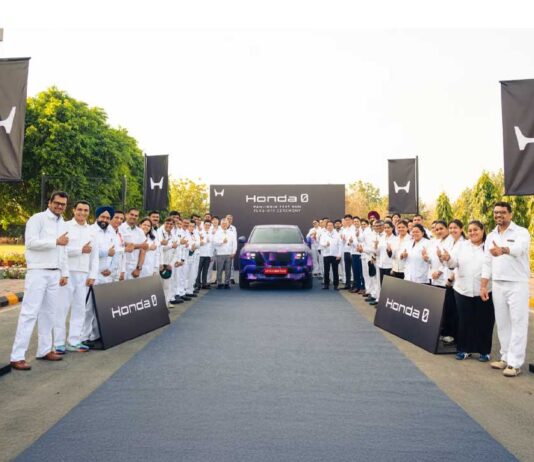 Honda Cars India flags off Pan-India test run for upcoming Electric SUV