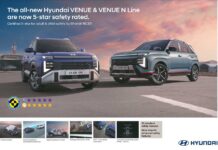 All-New Hyundai VENUE and VENUE N Line achieve 5-Star Safety Rating at Bharat NCAP