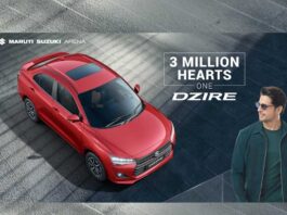 Maruti Suzuki Dzire reaches landmark 3 million sales mark