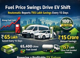 Fuel price volatility accelerates EV adoption: Routematic saves ₹65 lakh every 15 days