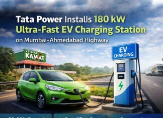 Tata Power installs 180 kW ultra-fast ev charging station on Mumbai–Ahmedabad highway