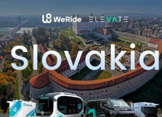 WeRide enters Slovakia with first autonomous driving program via ELEVATE Slovakia