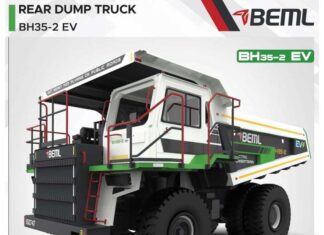 BEML Unveils India’s first 35-Ton Electric Dump Truck with 300 kWh Battery