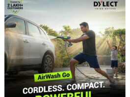 Dylect launches Airwash Go Cordless Pressure Washer Gun for Portable Cleaning