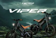 EMotorad launches Viper Electric Cycle in India at ₹66,999 with 85 km range