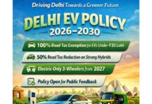 Delhi proposes road tax exemption for Electric Cars under ₹30 lakh in New EV Policy 2026-2030