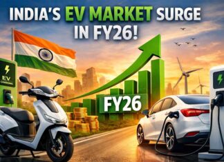 India EV sales surge in FY26 as two-wheeler and four-wheeler demand accelerates