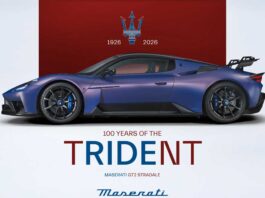 Maserati marks 100 years of the iconic Trident Logo