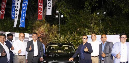 Nissan Motor India delivers 100 all-new Nissan Gravite vehicles in Hyderabad