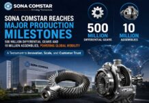 Sona Comstar reaches 500 million Differential Gears and 10 million Assemblies production milestone