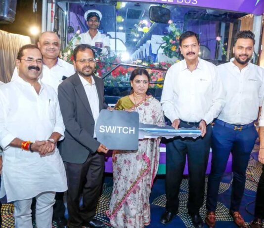 SWITCH Mobility flags off first electric intercity coaches for Mumbai–Pune route