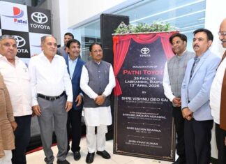 Toyota Kirloskar Motor inaugurates Patni Toyota in Raipur, strengthens presence in Chhattisgarh