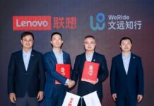 WeRide and Lenovo plan 200,000 Autonomous Vehicle deployment globally by 2031