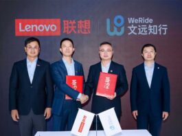 WeRide and Lenovo plan 200,000 Autonomous Vehicle deployment globally by 2031