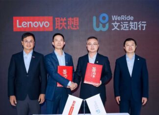 WeRide and Lenovo plan 200,000 Autonomous Vehicle deployment globally by 2031