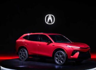 Acura next-gen Hybrid SUV Prototype unveiled during Honda global business briefing in Japan