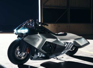 BMW Motorrad presents Vision K18 Concept at Lake Como Event