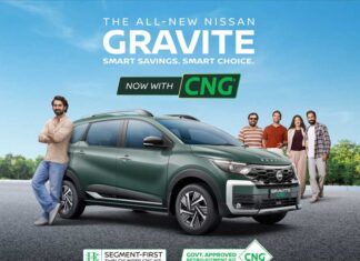 Nissan India introduces GRAVITE CNG with Segment-First Twin-Cylinder Technology
