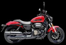 QJ Motor updates SRV 300 Cruiser with Digital Console, Bluetooth