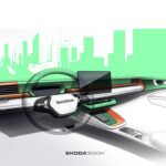 Škoda presents first interior sketches and announces world premiere date of electric Epiq