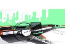 Škoda presents first interior sketches and announces world premiere date of electric Epiq