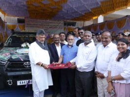 Toyota Kirloskar Motor strengthens emergency response with Hilux vehicles in Karnataka