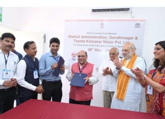Toyota Kirloskar Motor partners with Gujarat Government to strengthen education and healthcare initiatives