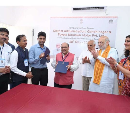 Toyota Kirloskar Motor partners with Gujarat Government to strengthen education and healthcare initiatives