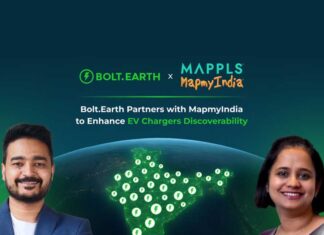 Bolt.Earth integrates charging network with MapmyIndia App