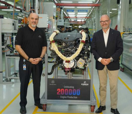 Force Motors Rolls-out 200,000th Mercedes-Benz Engine in India