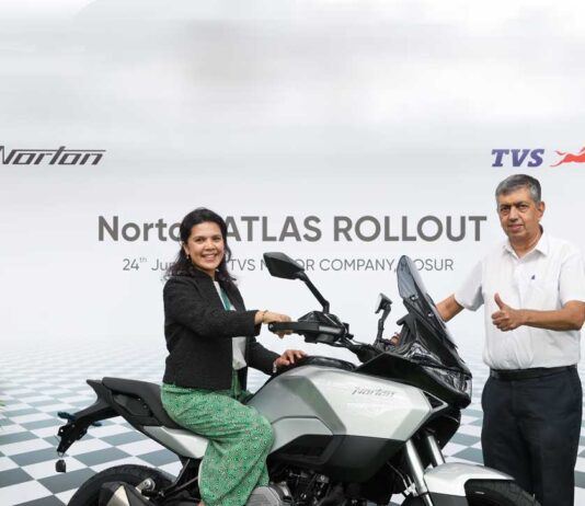 First Norton Atlas rolls out from TVS Motor’s Hosur facility ahead of Global Launch