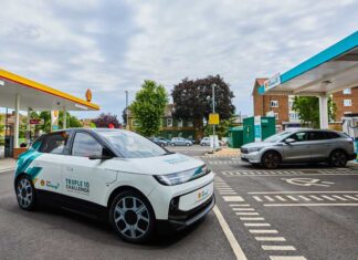Shell reveals Triple 10 Challenge Concept Car for faster EV Charging
