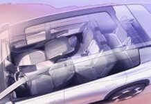 Škoda reveals interior of upcoming electric seven-seater Peaq ahead of global debut