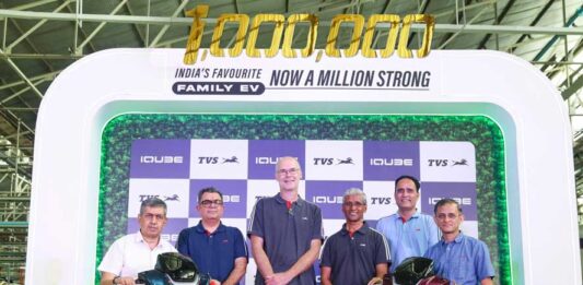 TVS iQube crosses one million production milestone