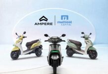 Ampere partners with Muthoot Capital to boost EV adoption across India