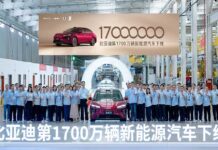 BYD reaches 17 million NEV production milestone