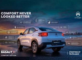 Citroën India expands comfort edition line-up with launch of Basalt X